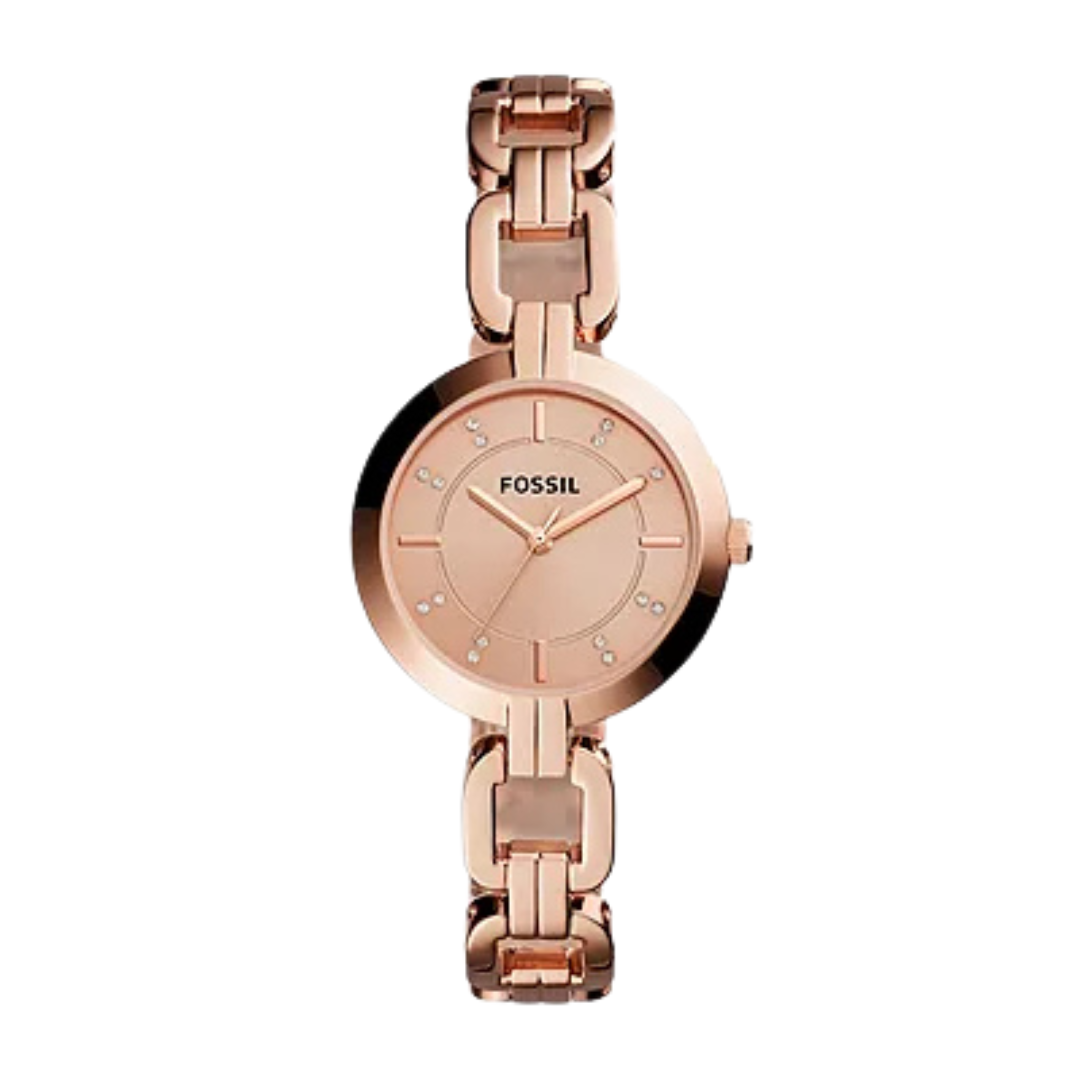 Fossil Women's Kerrigan Quartz Stainless Three-Hand Rose Gold Watches