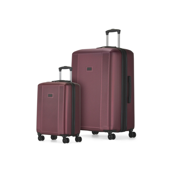 2-Piece Bugatti Manchester Hardside Luggage Set (Burgundy)