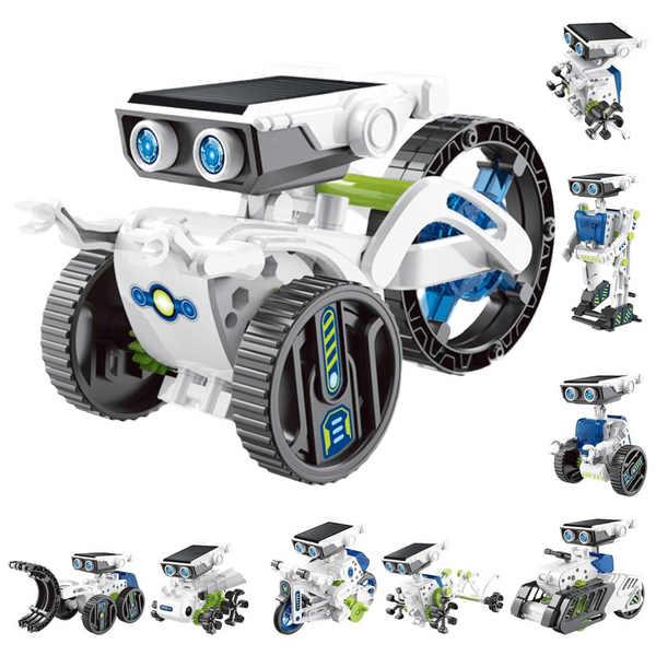 12-in-1 Science Learning Educational STEM Building Robot Kit