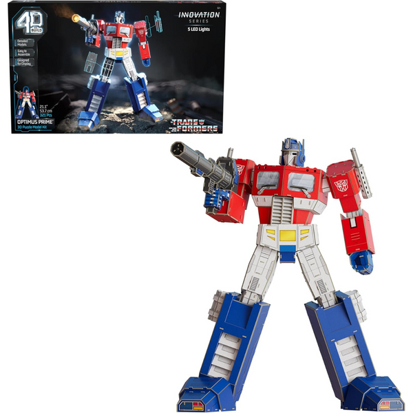 321-Piece Transformers Optimus Prime 3D Model Kit w/ LED Lights