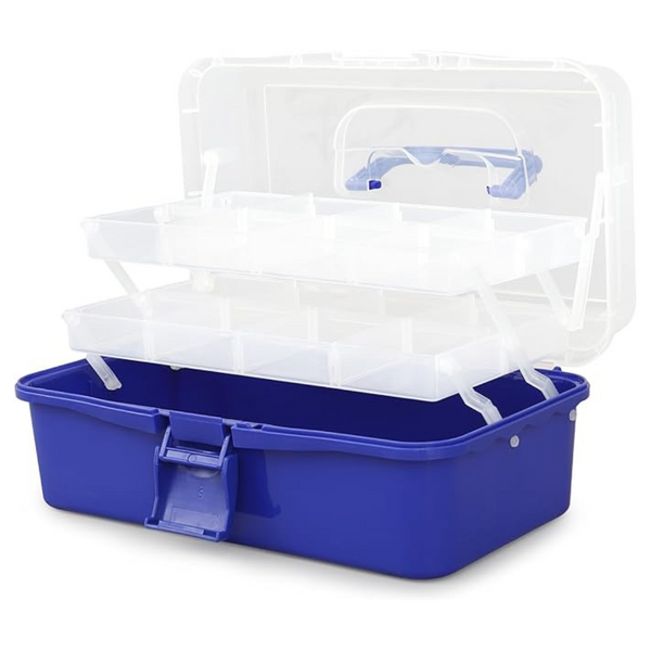 MoNiBloom Portable 3-Layer Tackle Box Organizer With Handle