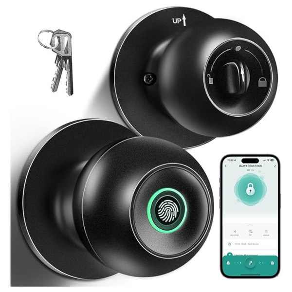 Klloque Smart Keyless Fingerprint Door Knob