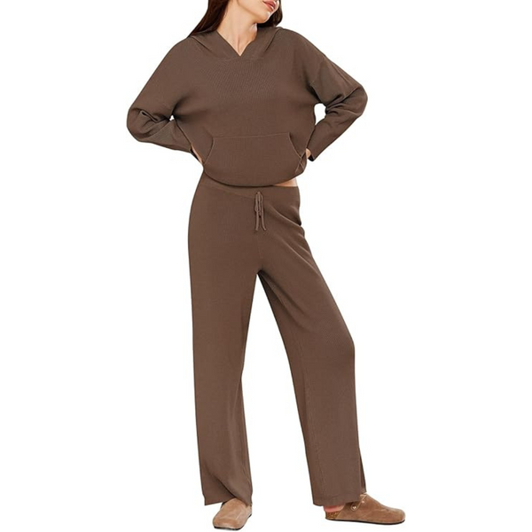 Women's 2 Piece Hoodie Top Loose Sweatpants Lounge Sets (Select Color)