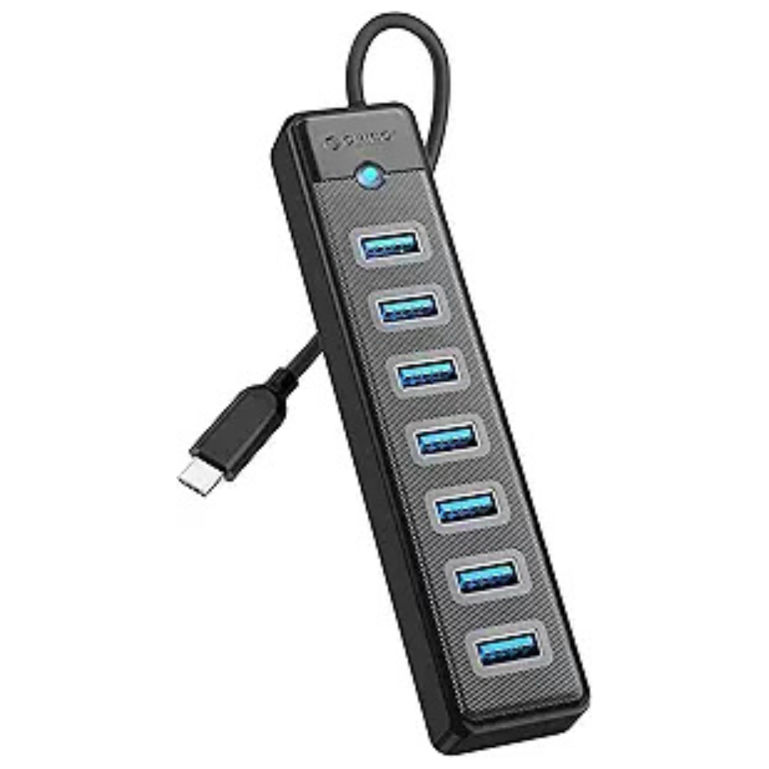 7-Port Ultra-Slim Data USB 3.0 5Gbps Hub With 5.9" Cable