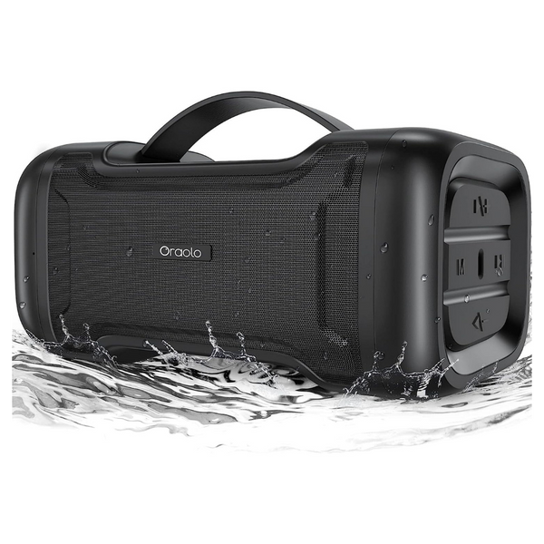 Oraolo Deep Bass Stereo Sound IPX6 TF/SD Card Bluetooth Speaker