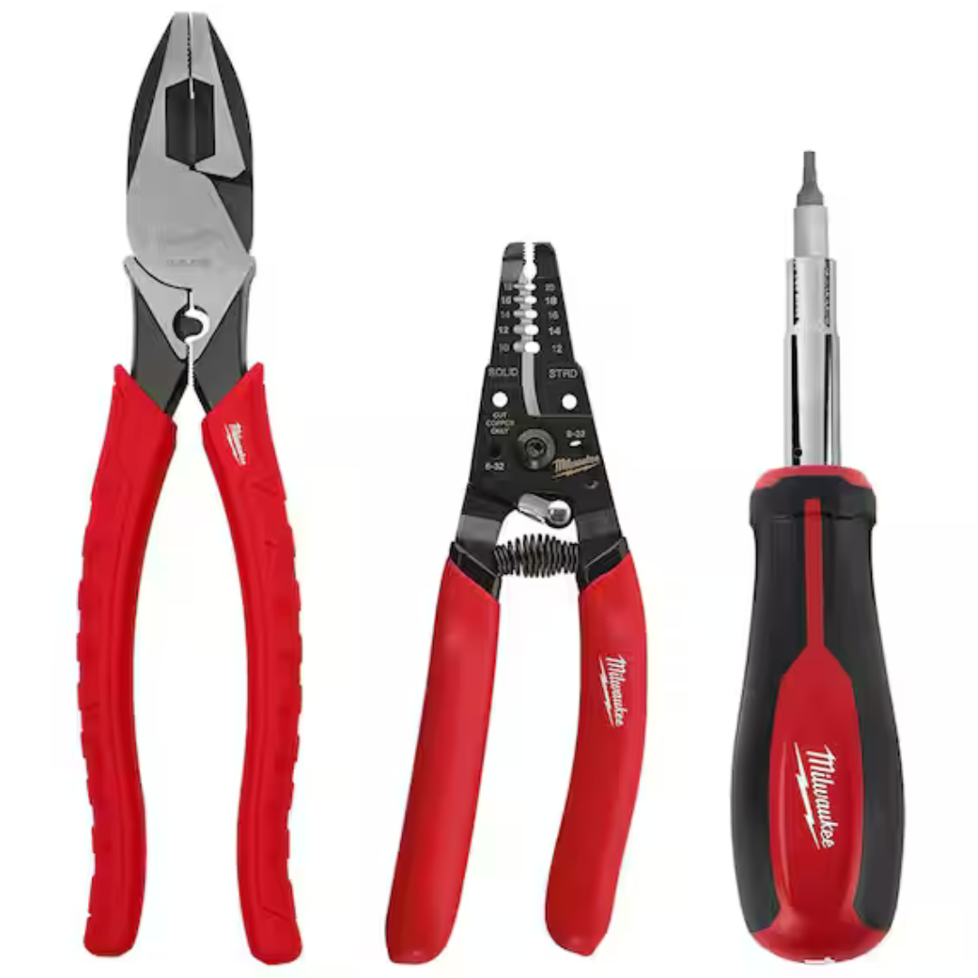 3-Pieces Milwaukee Electrician's Screwdriver