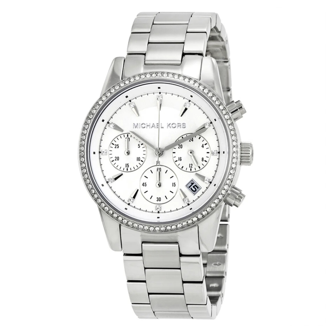 Michael Kors MK6428 Ritz Chronograph Round Adult Female Watch