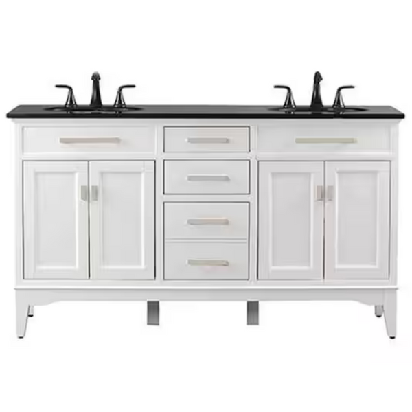 Home Decorators Manor Grove Double Sink Freestanding Bath Vanity