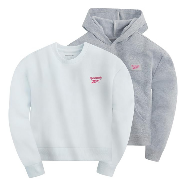 2-Pack Reebok Girl's Sweatshirt Hoodies