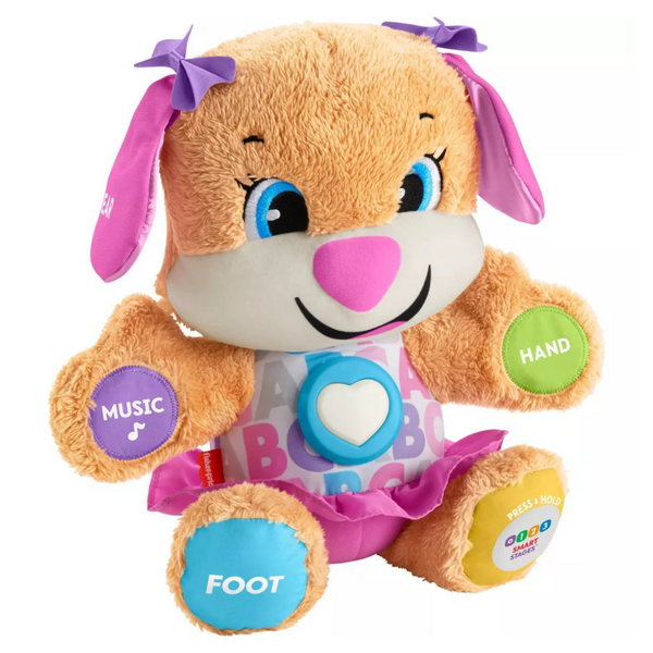 Fisher-Price Kids Laugh & Learn Stages Sis Musical Plush Toy W/ Lights