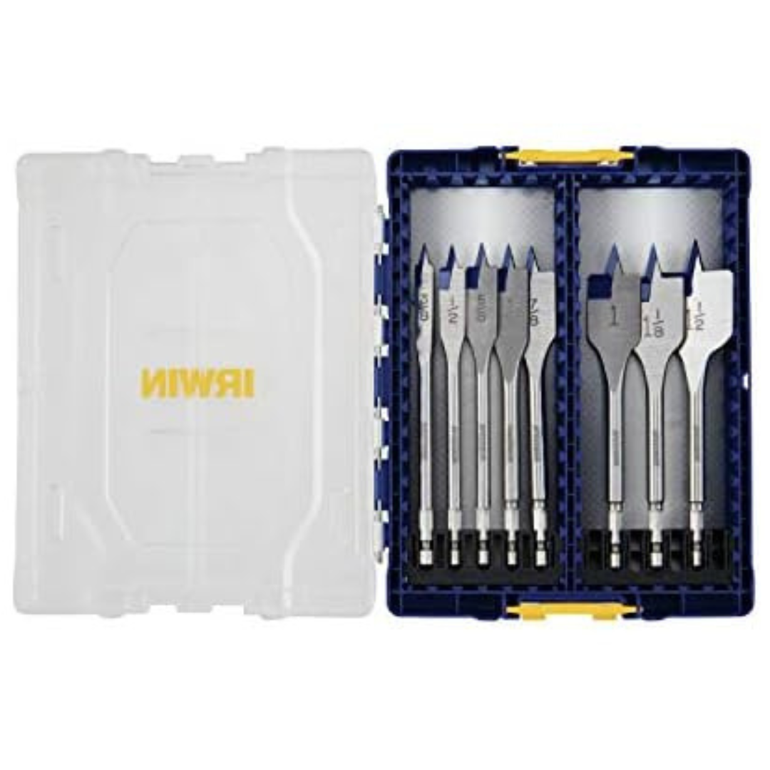 Irwin Tools Speedbor Max 8-Piece Drill Bit Set (IWAX128PC)