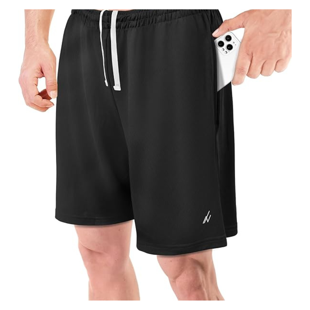 NY Threads Men's Athletic Quick Dry Workout Shorts (Various)