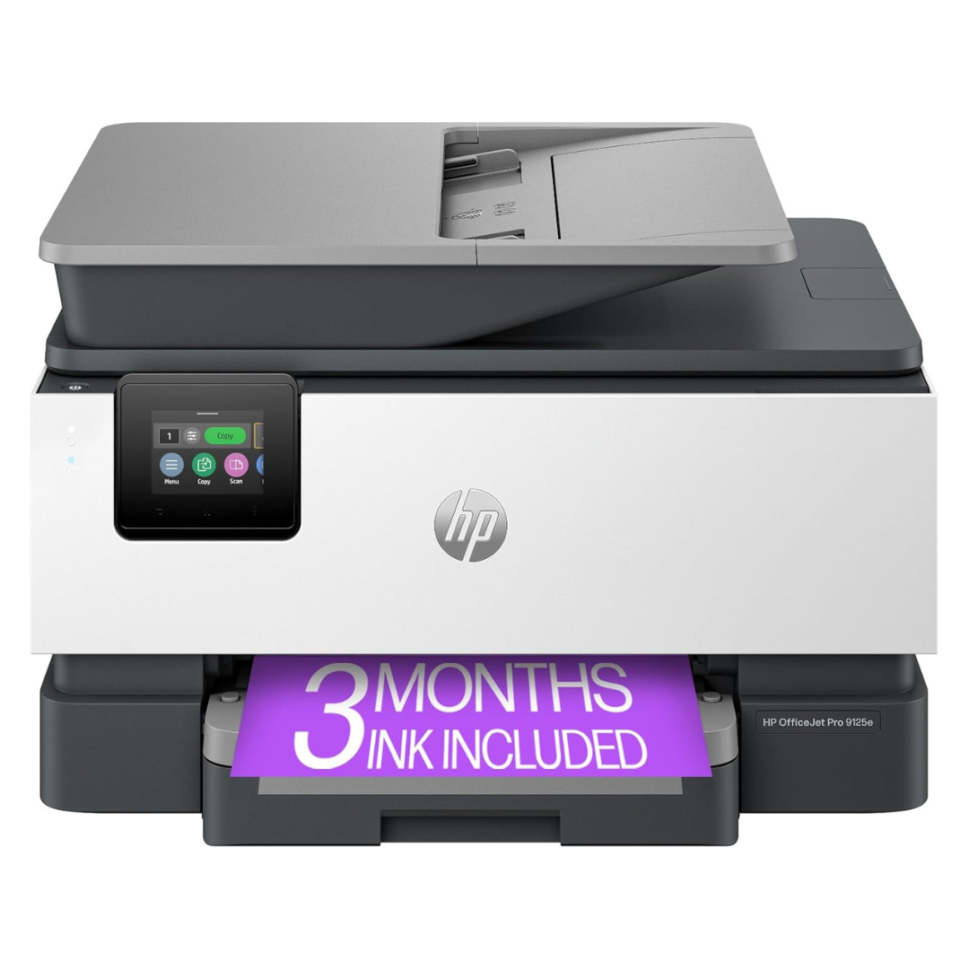 HP OfficeJet Pro 9125e Wireless Color Inkjet 4-in-1 Printer