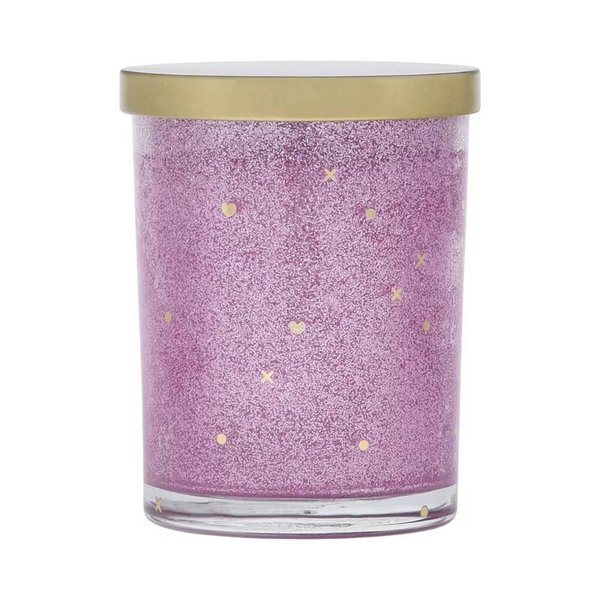 8.5-oz. Sonoma Goods For Life Valentine's Day Glitter Heart Glass Candle Jar