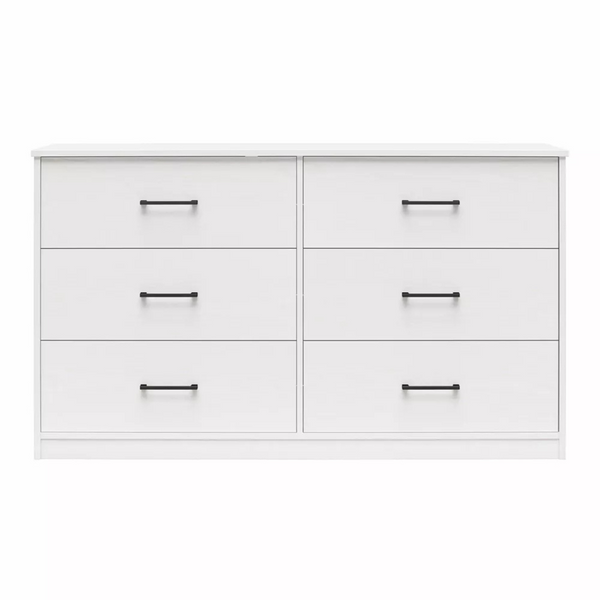 Ameriwood Home BrEZ Build Pearce Wide 6 Drawer Dresser