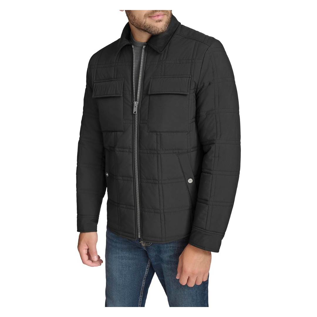 Andrew Marc Men's Quilted Jacket (Black)