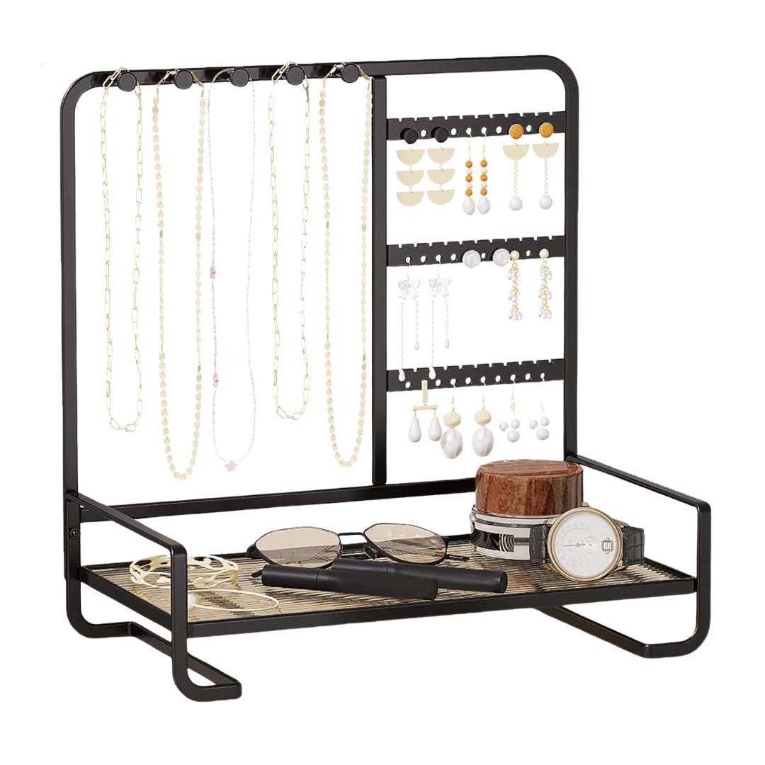 Multi-Purpose Bathroom Display and Storage Vanity Trays