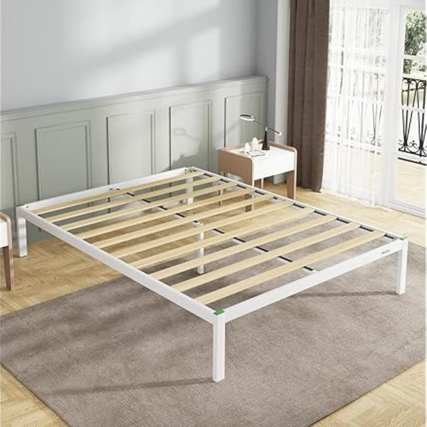 Novilla 14" Queen Size Platform Bed Frame with Storage