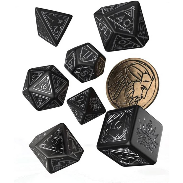 Q-Workshop The Witcher Dice Set (Silver Sword)