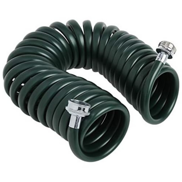 Plastair SpringHose 3/8" by 25ft Light EVA Water Safe Recoil Garden Hose