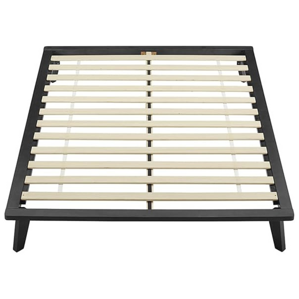 DeCoro Queen Size Metro Wood Platform Bed (Black)