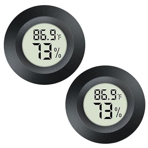 2-Pack Mini Digital Hygrometer Thermometer Gauge