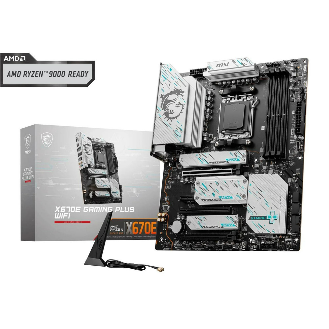 MSI X670E Gaming Plus Wifi AM5 AMD Ryzen 7000 SATA Motherboard