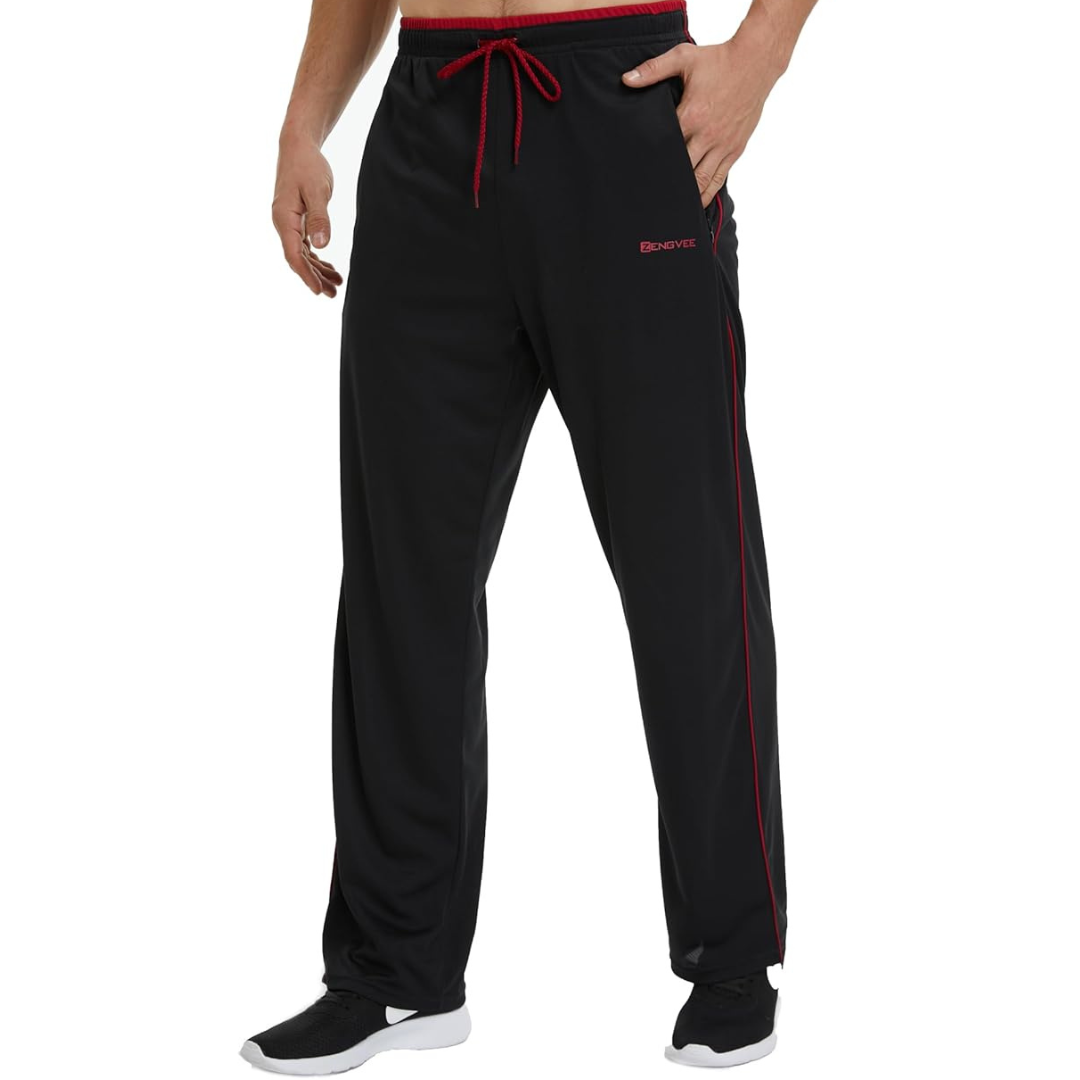 Men's Polyester Sweatpants with Pockets