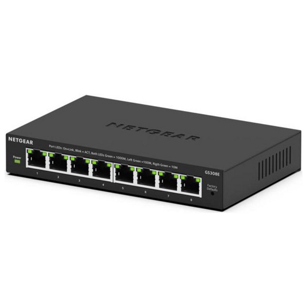 NETGEAR 8-Port Gigabit Ethernet Plus Switch (GS308E)