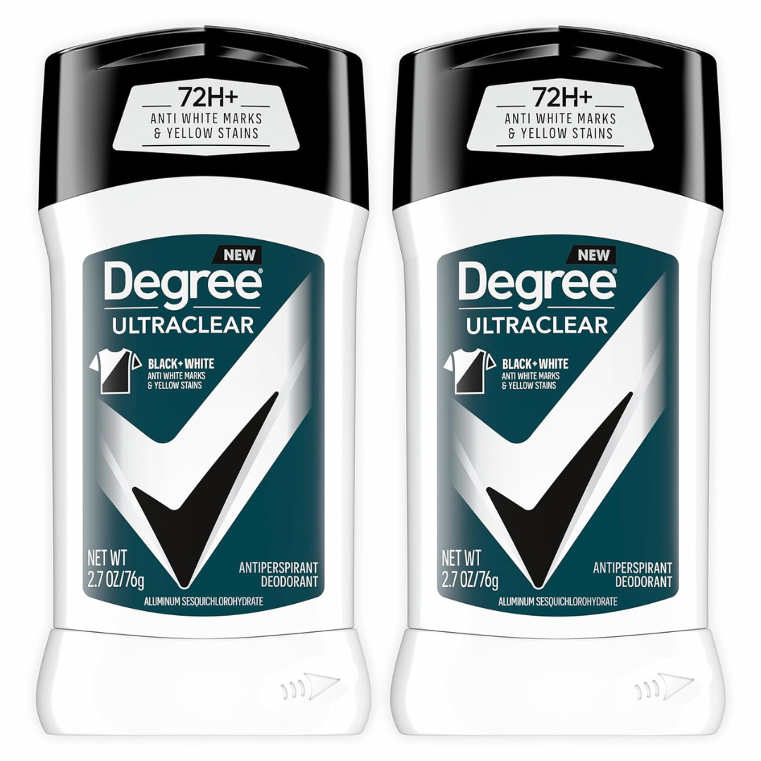 2-Count Degree Men's UltraClear Black+White Antiperspirant Deodorant