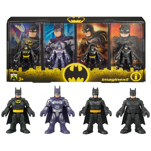 4-Piece Fisher-Price Imaginext DC Super Friends Batman Toy Figure Set