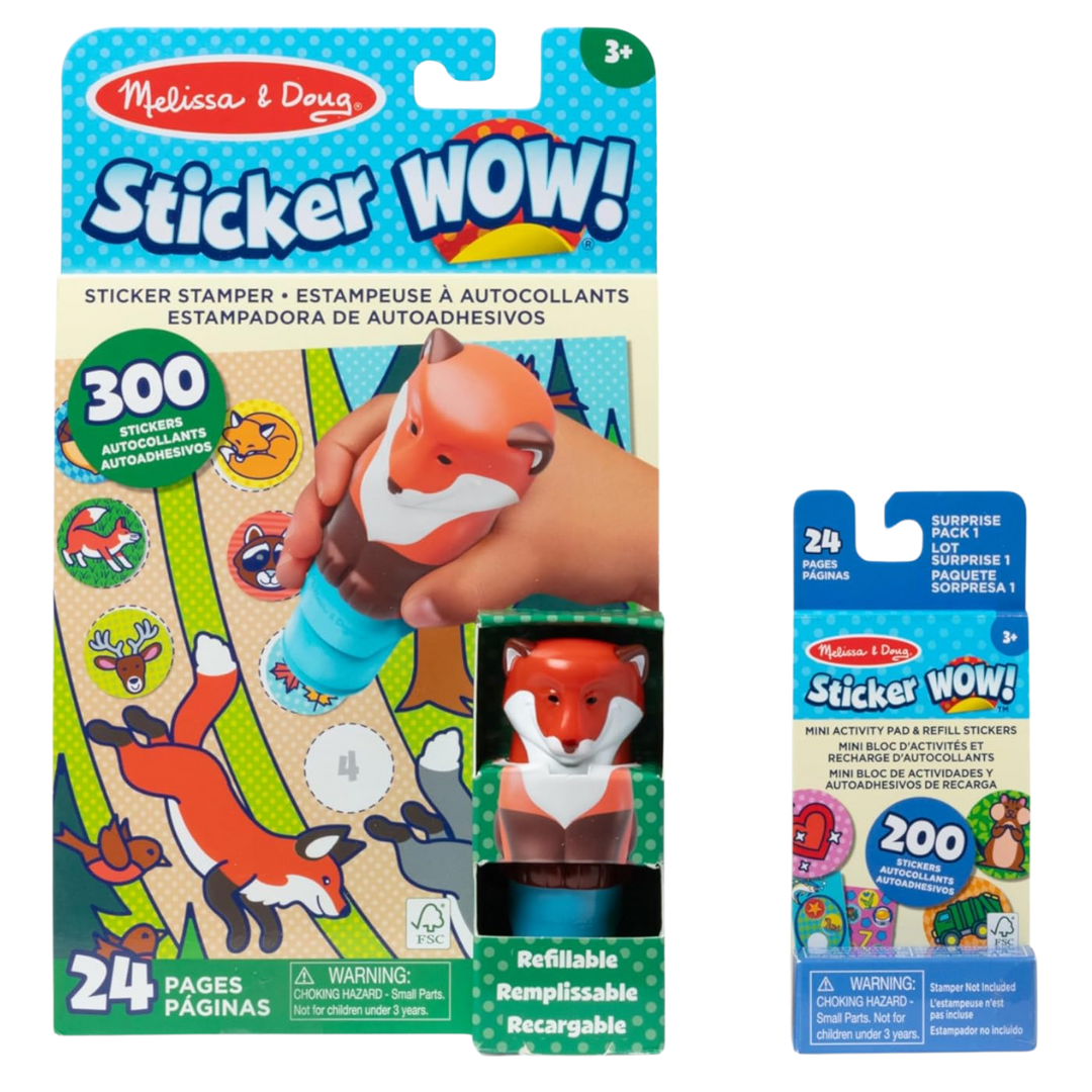 Melissa & Doug Activity Pad With 500 Stickers & Stamper