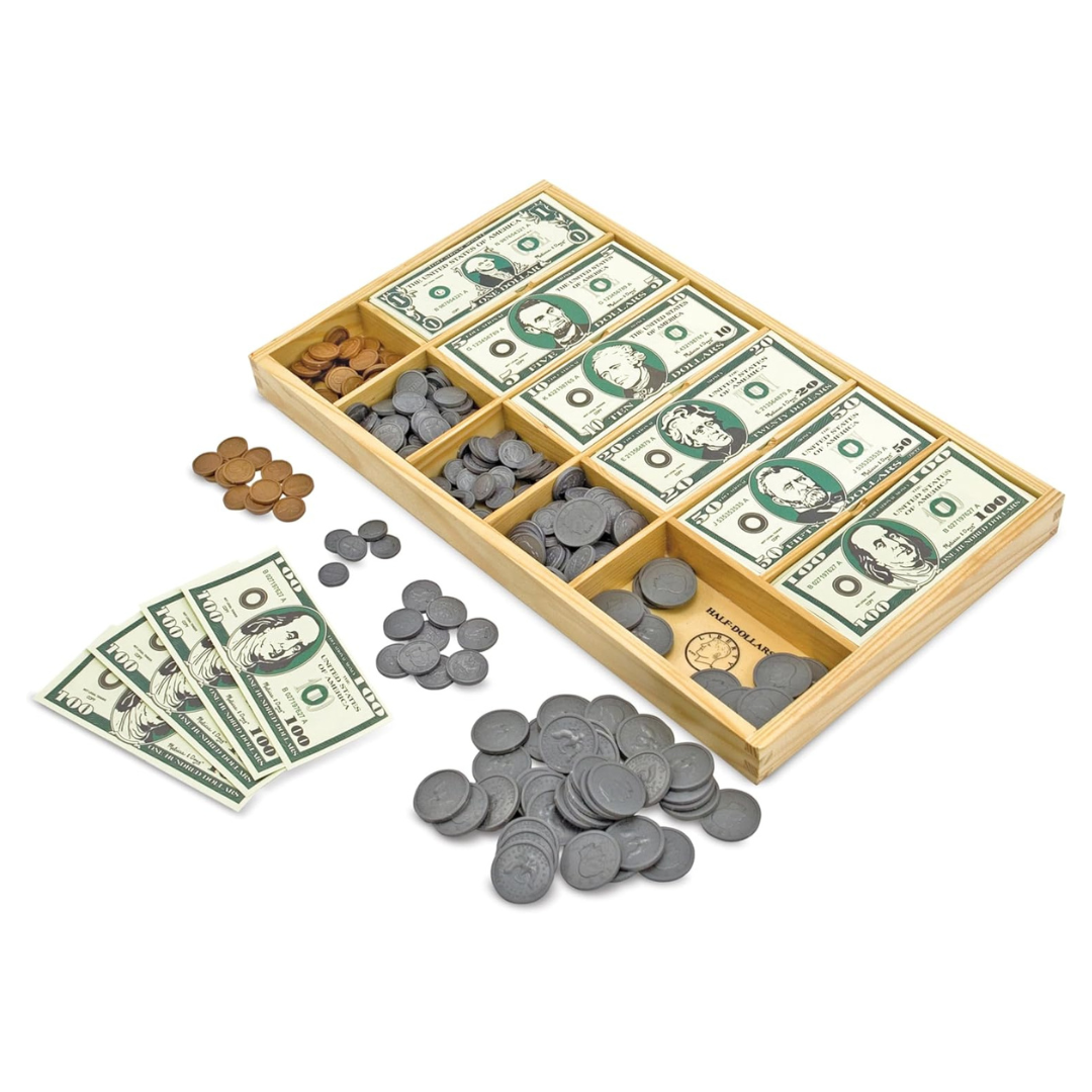 Melissa & Doug Play Money Set