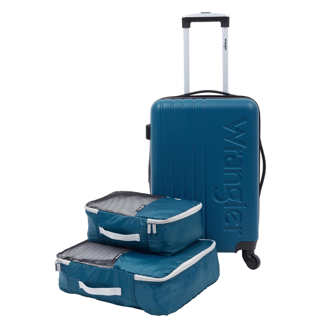 Wrangler San Antonio 3-Piece Expandable Rolling Luggage Set (Various)