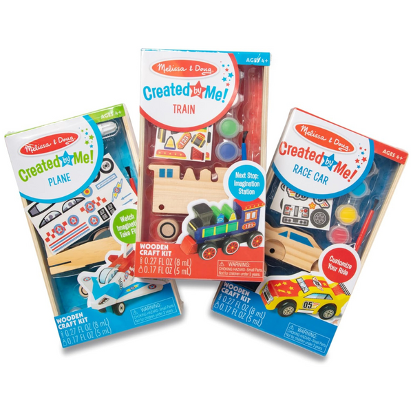 Melissa & Doug Decorate Your Own Wooden Craft Kits Set