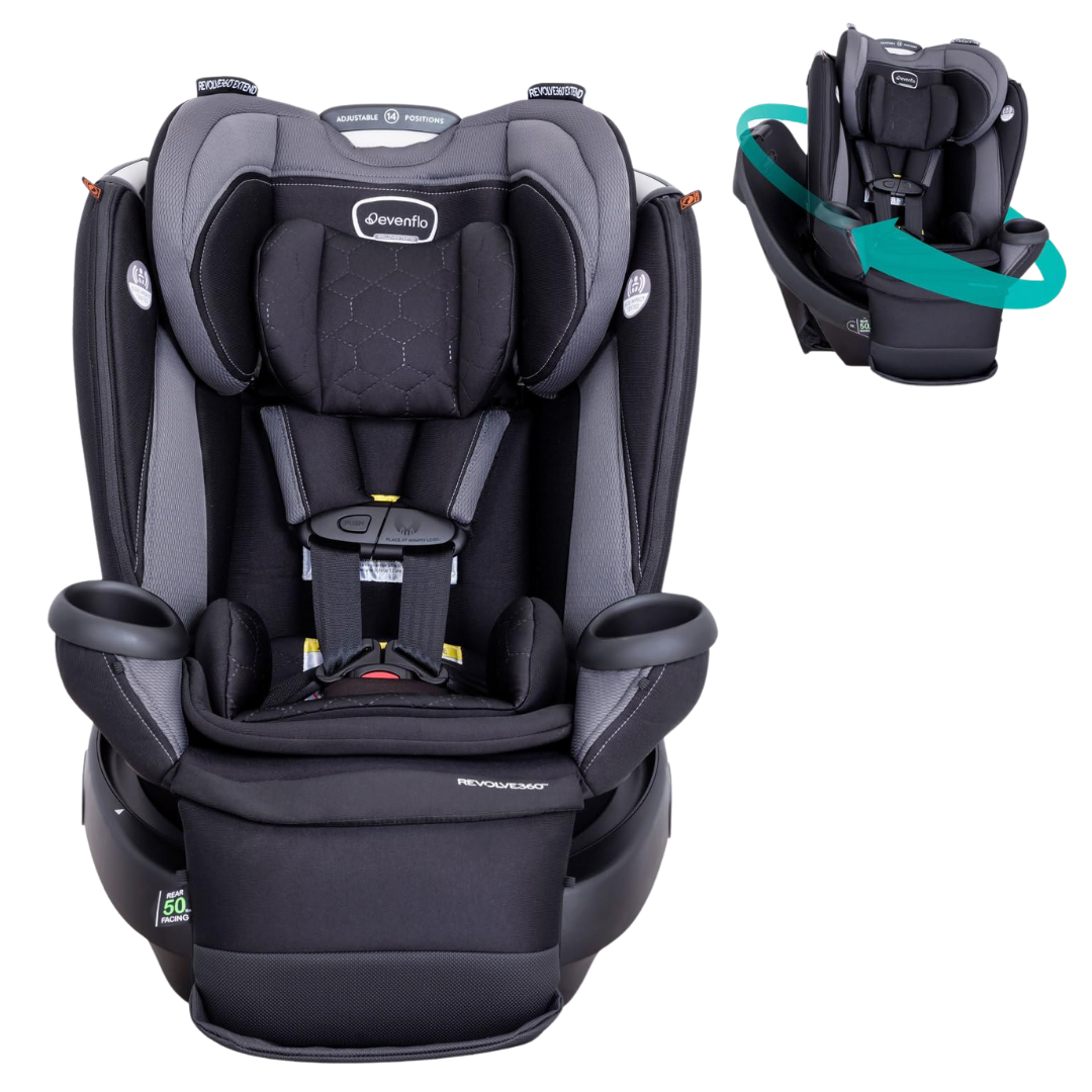 Evenflo Convertible Car Seat W/ 360 Degree Rotation & 3 Modes