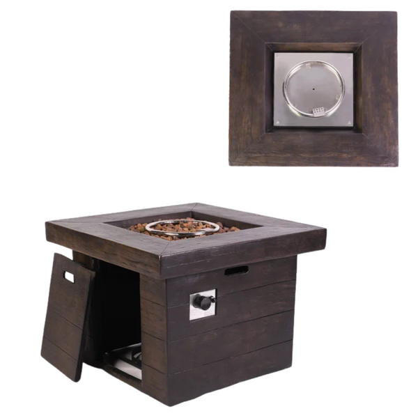 Latitude Run 24.8" H X 32" W Propane Fire Pit Table