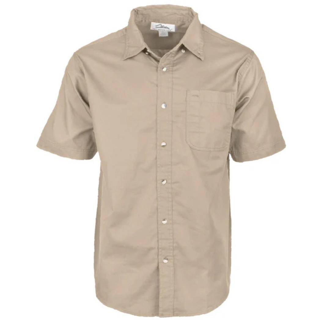 Tri-Mountain Men's Recruit Short Sleeve Twill Shirt