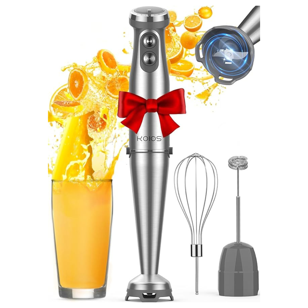 1000W Anti-Scratch 3-In-1 Stainless Steel Immersion Hand Blender