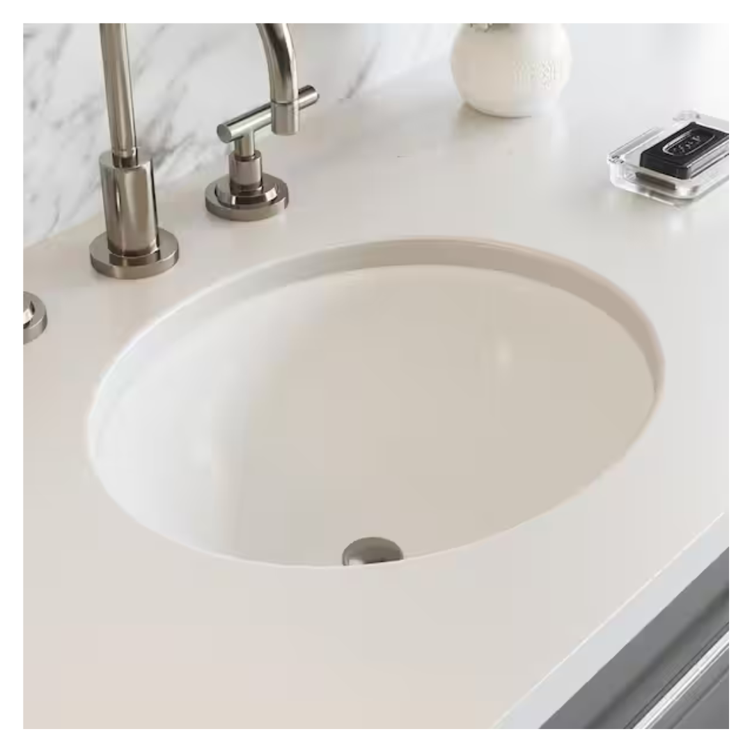 Pelham & White Newcastle 19-3/4" Undermount Ceramic Oval Bathroom Sink