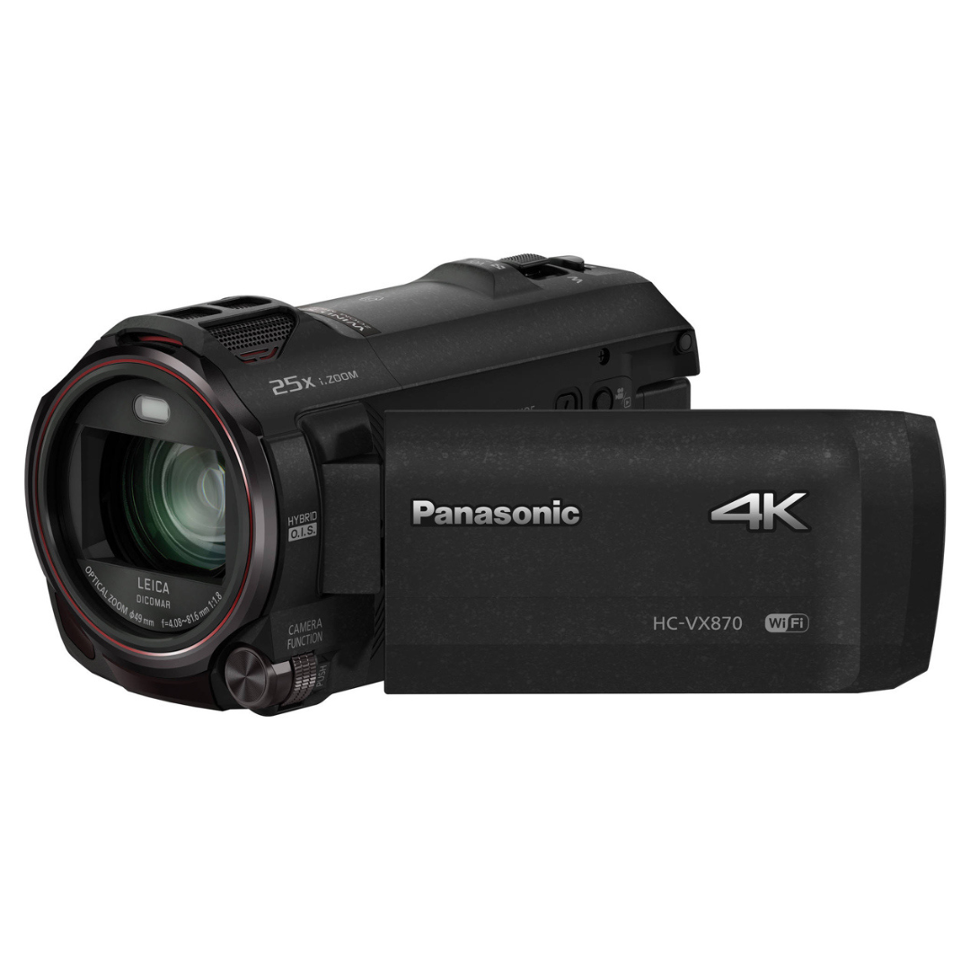 Panasonic HC-VX870K 4K Ultra HD Camcorder with 20x Optical Zoom