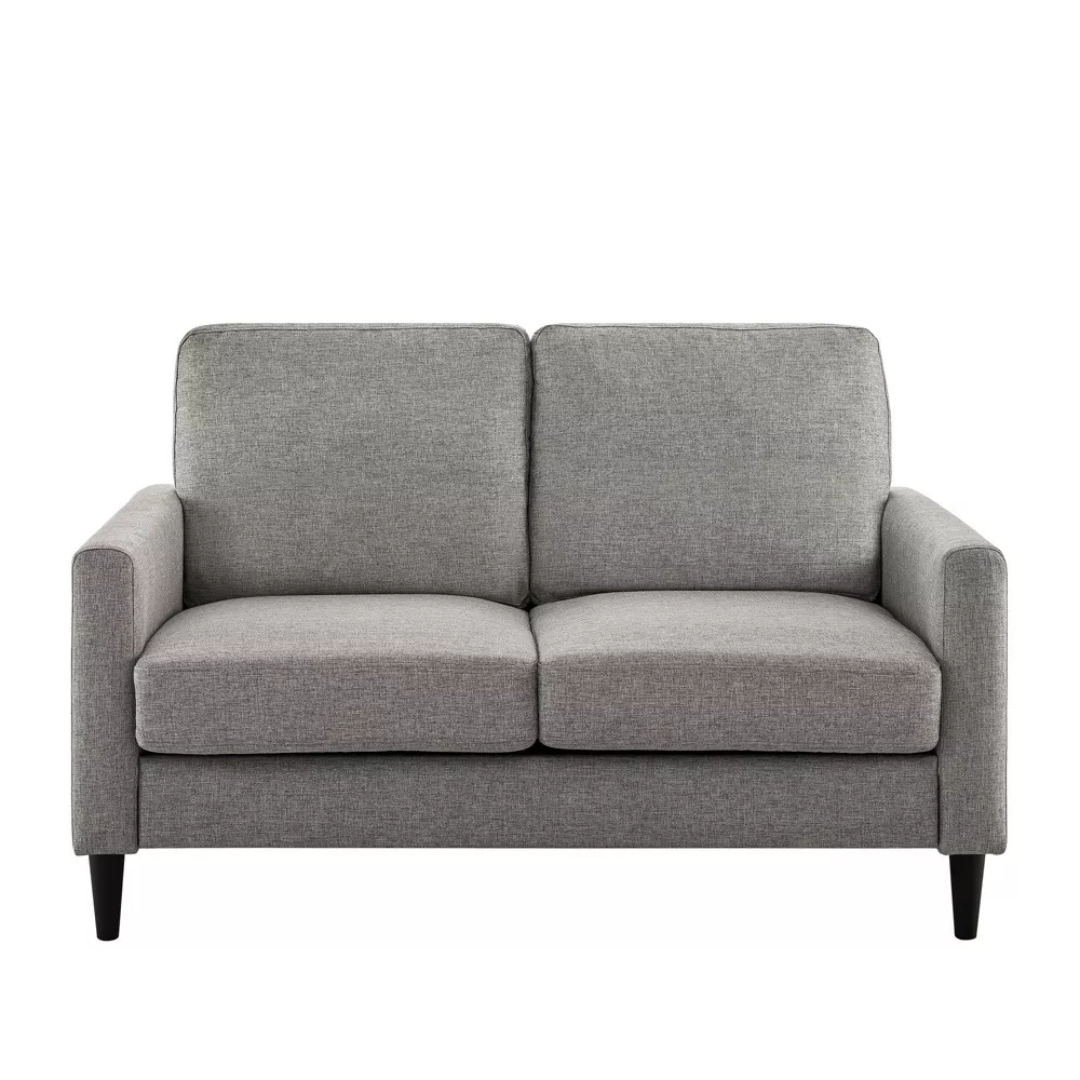 DHP Kaci Linen Upholstered Loveseat Sofa