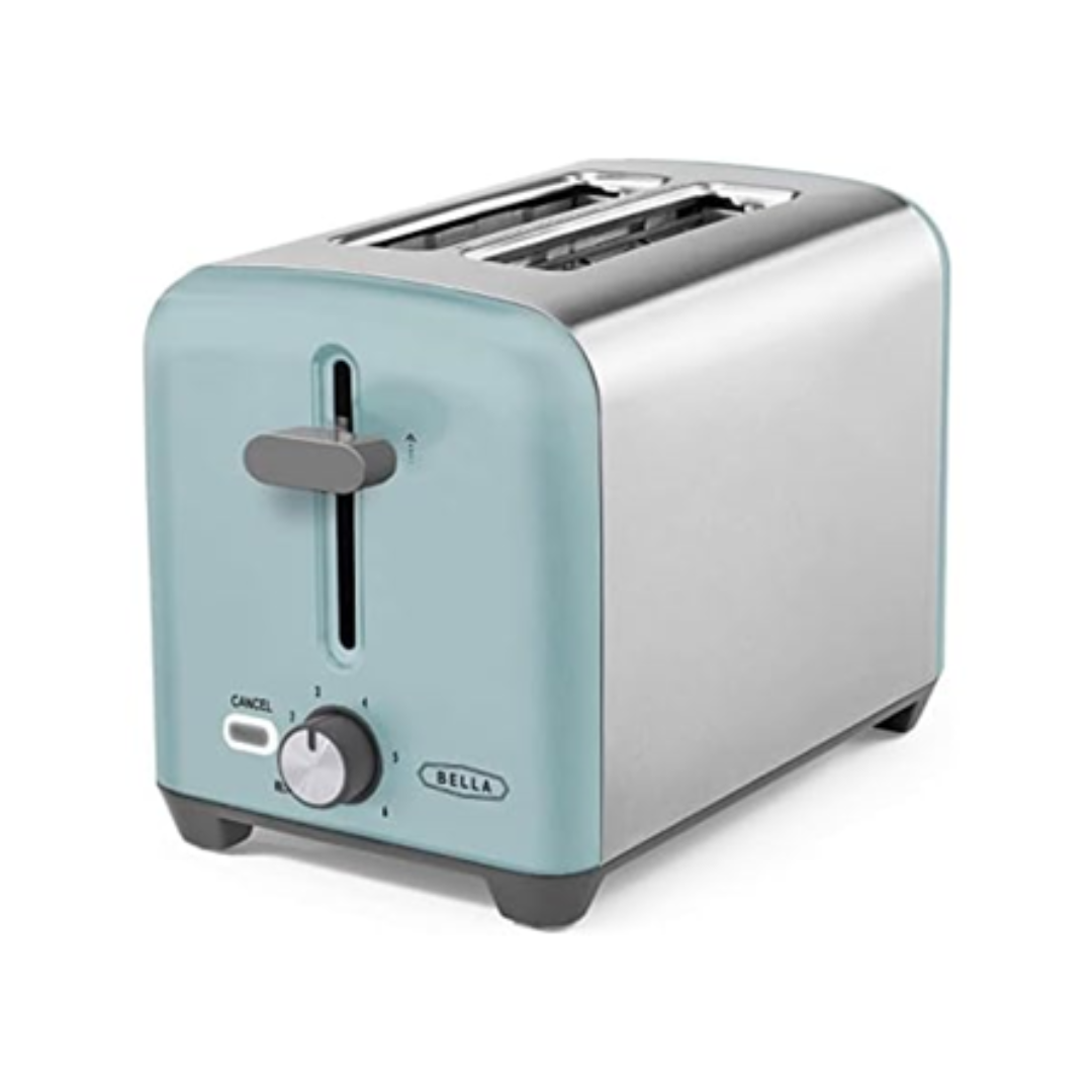 BELLA Quick & Even Results Every Time 2 Slice Toaster