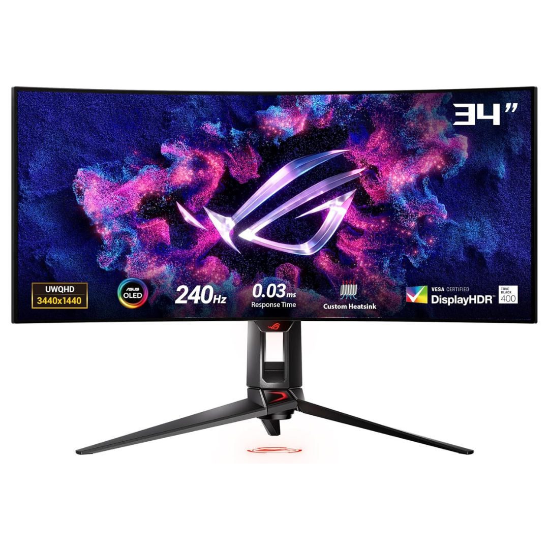 ASUS ROG Swift 34" Curved WQHD 240Hz OLED Freesync Gaming Monitor