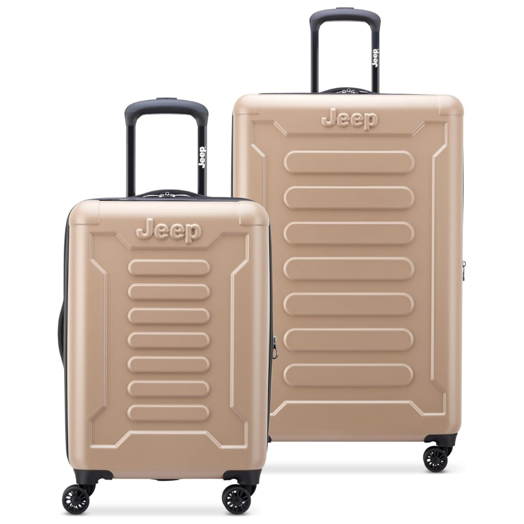 2-Piece Set Jeep JH004C Hardside Expandable Luggage With Spinner Wheels