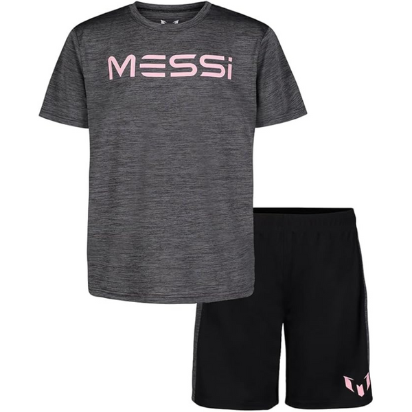 Messi Boys' Lifestyle Short Sleeve 2-Piece Set (Size: 4 only)