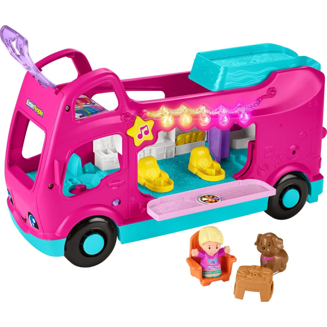 Fisher-Price Barbie Little Dreamcamper RV Playset For Kids