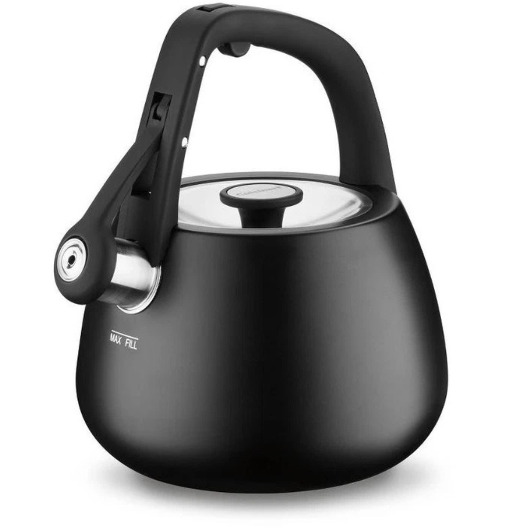 Cuisinart 2QT Whistling Stovetop Tea Kettle (Matte Black) [Open Box]