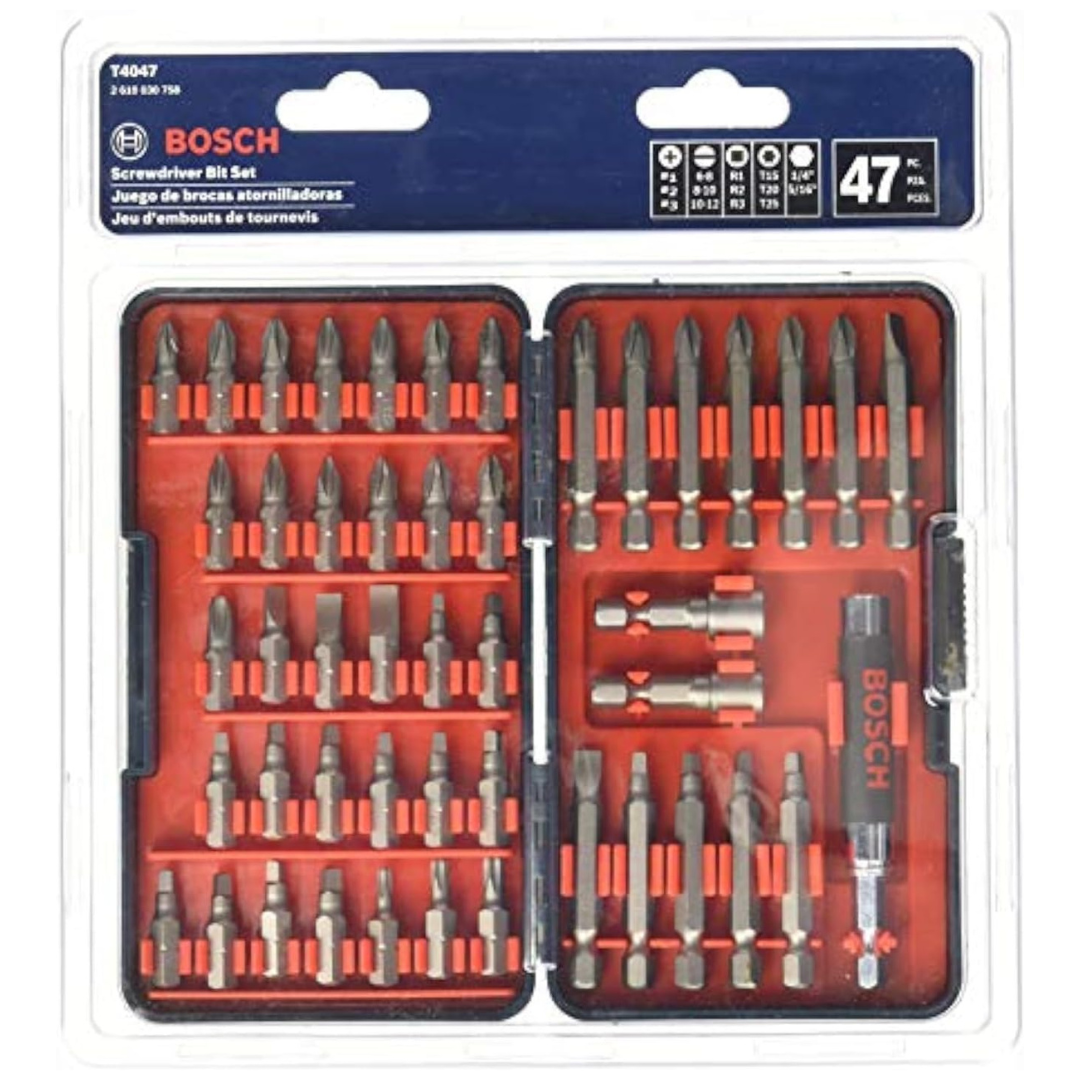 47-Piece Bosch Multi-Size Screwdriver Bit Set