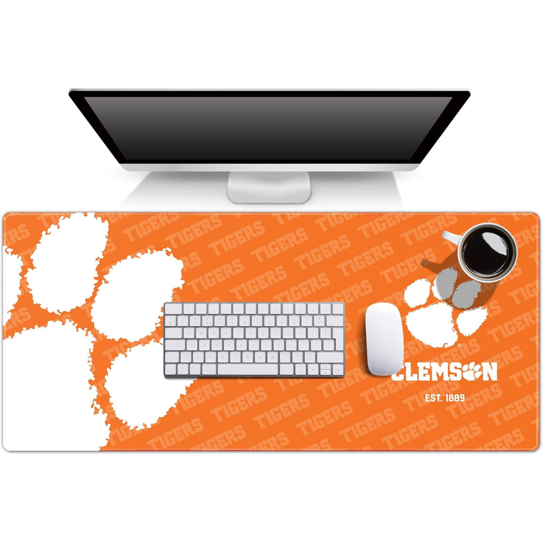 YouTheFan NCAA Clemson Tigers Logo Series Desk Pad